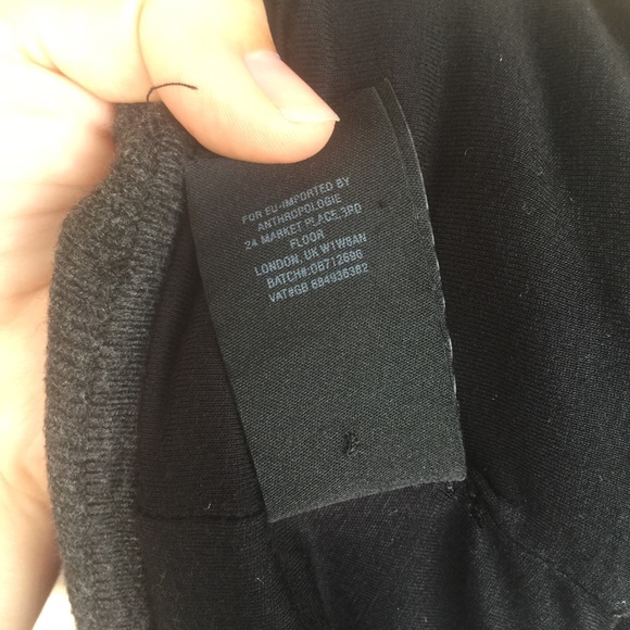 ANTHRO Moth Wyn Mix Knit Sweater Wide Leg Jumpsuit - Picture 14 of 14